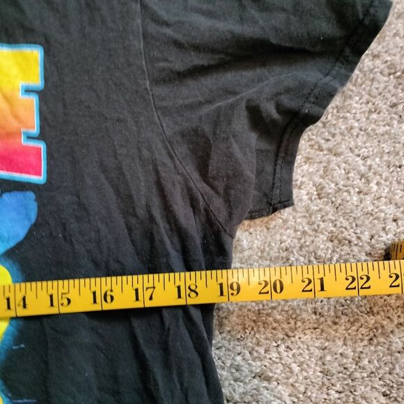 Disney Powerline "Stand Out" Black Tour T-Shirt "A Goofy Movie" Sz L - Picture 4 of 5